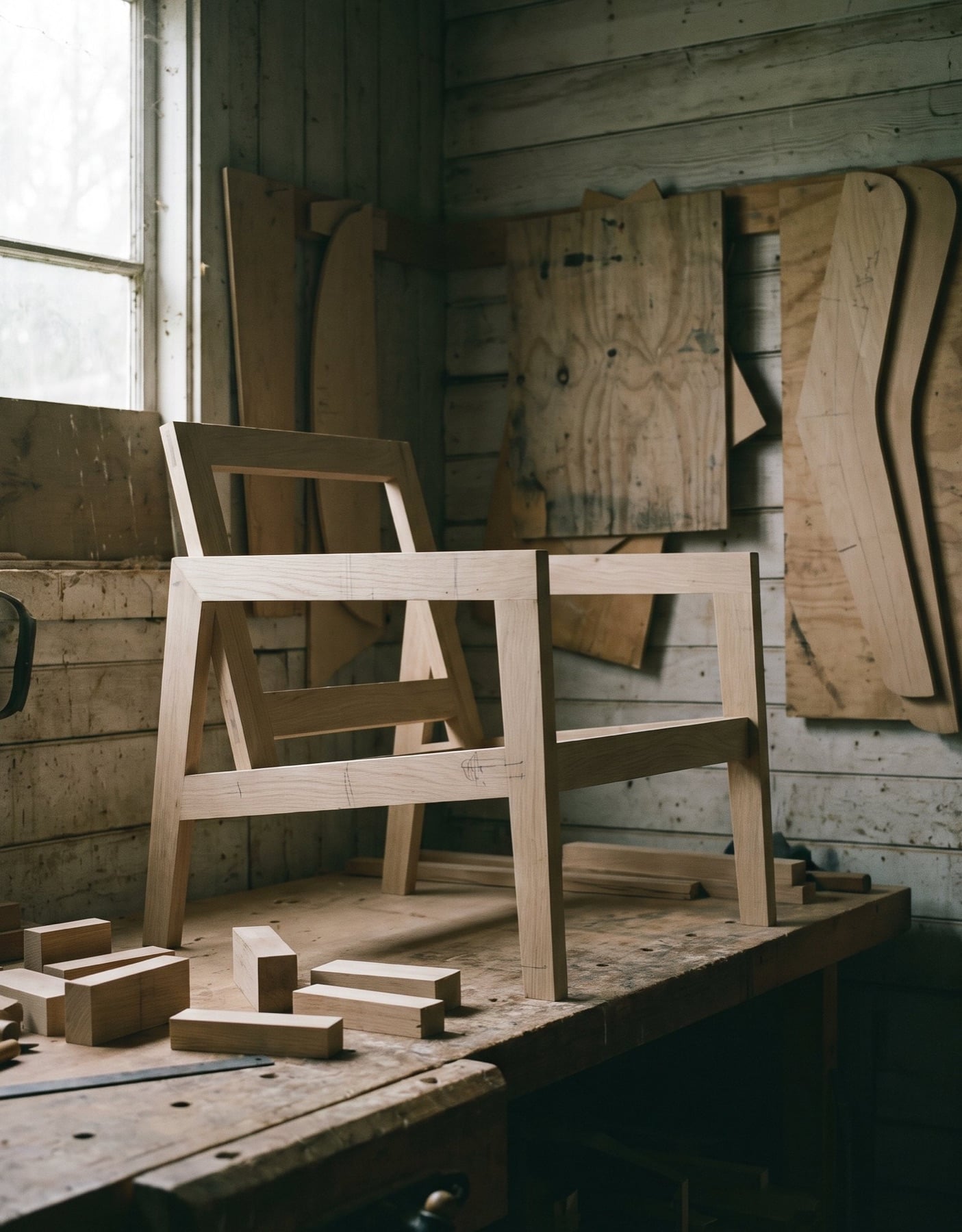 From drawing to prototype: how a chair is resolved